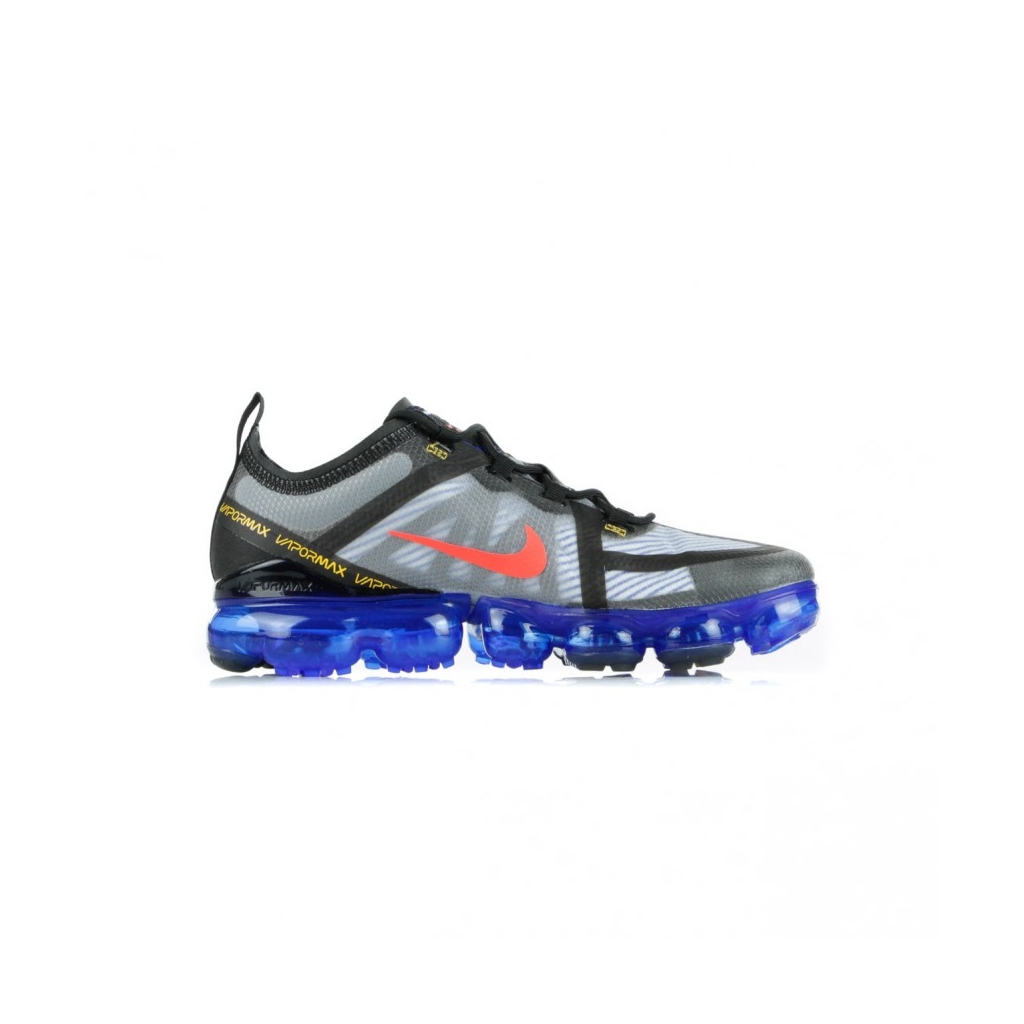 SCARPA BASSA AIR VAPORMAX 2019 BLACK/BRIGHT CRIMSON/HYPER BLUE