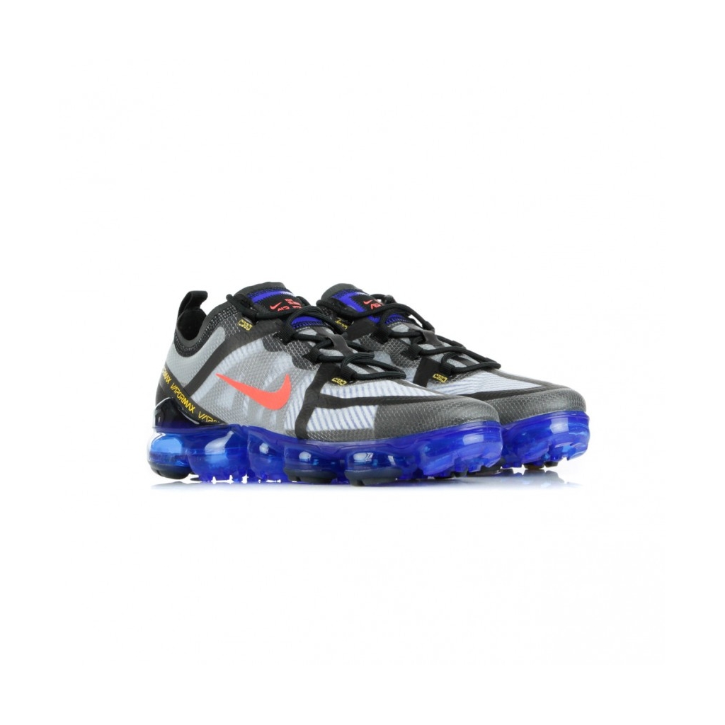 SCARPA BASSA AIR VAPORMAX 2019 BLACK/BRIGHT CRIMSON/HYPER BLUE