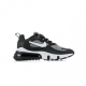 SCARPA BASSA AIR MAX 270 REACT BLACK/VAST GREY/OFF NOIR
