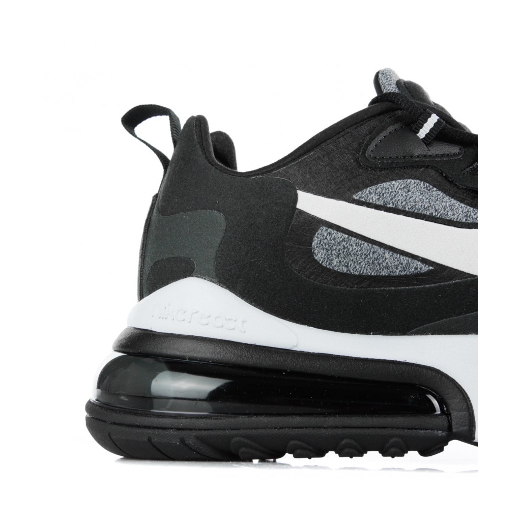 SCARPA BASSA AIR MAX 270 REACT BLACK/VAST GREY/OFF NOIR