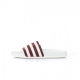 CIABATTE ADILETTE COLLEGIATE BURGUNDY/WHITE/OFF WHITE