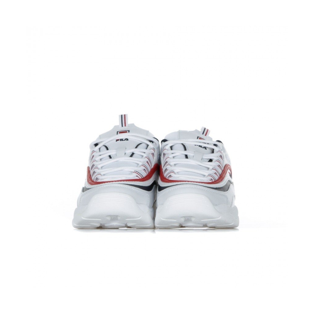 LOW SHOE LOW WMN WEISSER SCHUH / FILA NAVY / FILA ROT