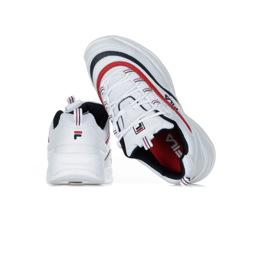 SCARPA BASSA RAY LOW WMN WHITE/FILA NAVY/FILA RED