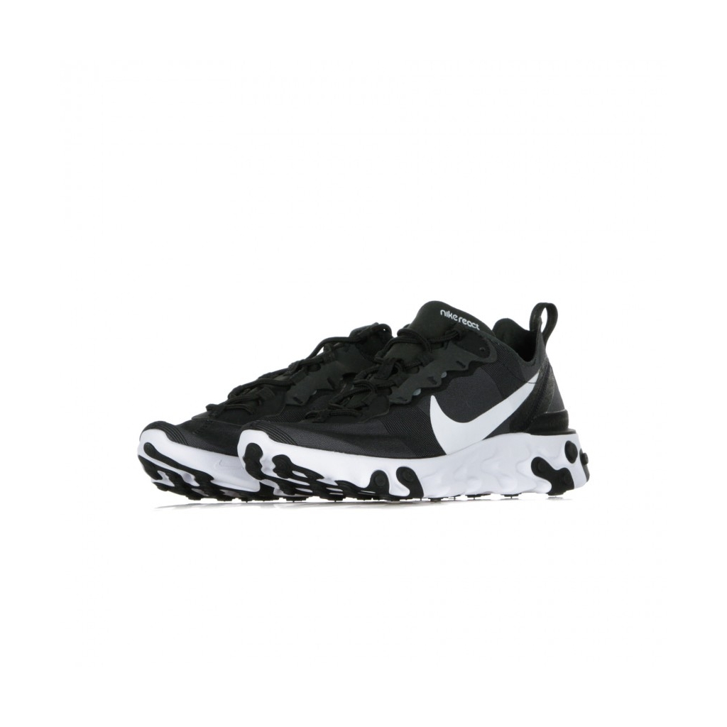 LOW SHOE REACT ELEMENT 55 BLACK / WHITE