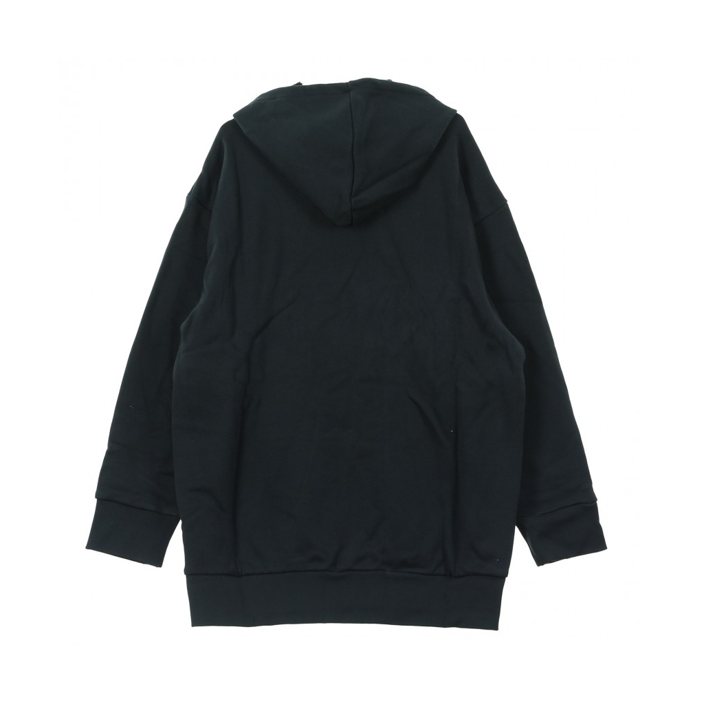 HOODED FLEECE SHIRT TREF OVER HOOD BLACK / WHITE