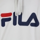 FELPA CAPPUCCIO CLASSIC LOGO HOODY BRIGHT WHITE