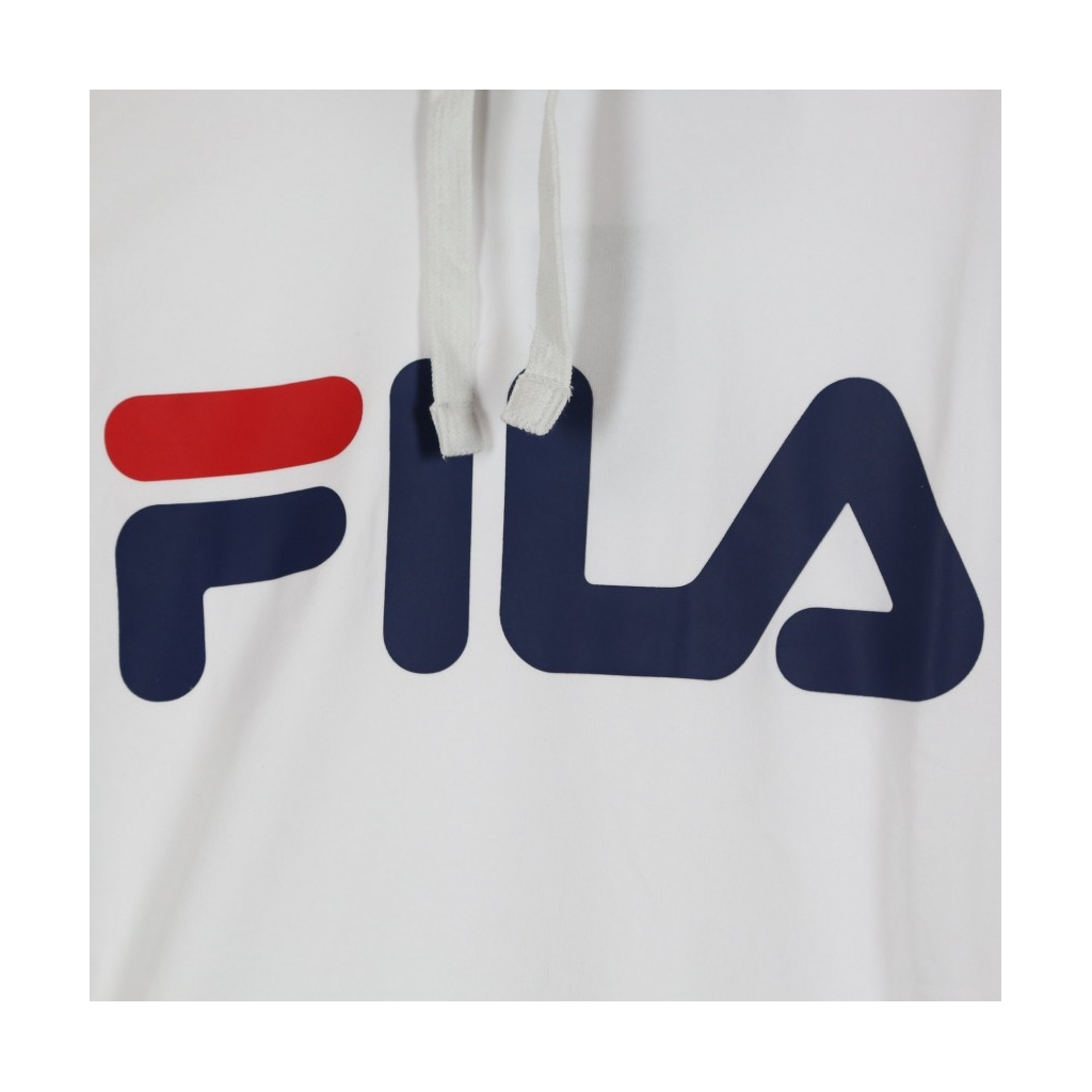 FELPA CAPPUCCIO CLASSIC LOGO HOODY BRIGHT WHITE