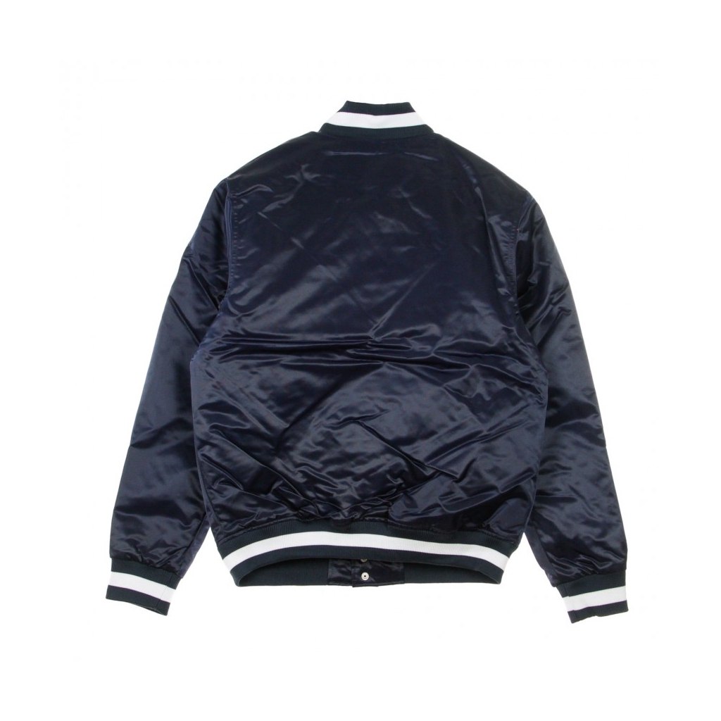 GIUBBOTTO KEOSIAN SOFT TOUCH SATIN JACKET BRODOD NAVY