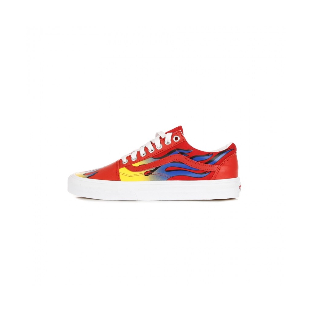 SCARPA BASSA OLD SKOOL RED/TRUE BLUE