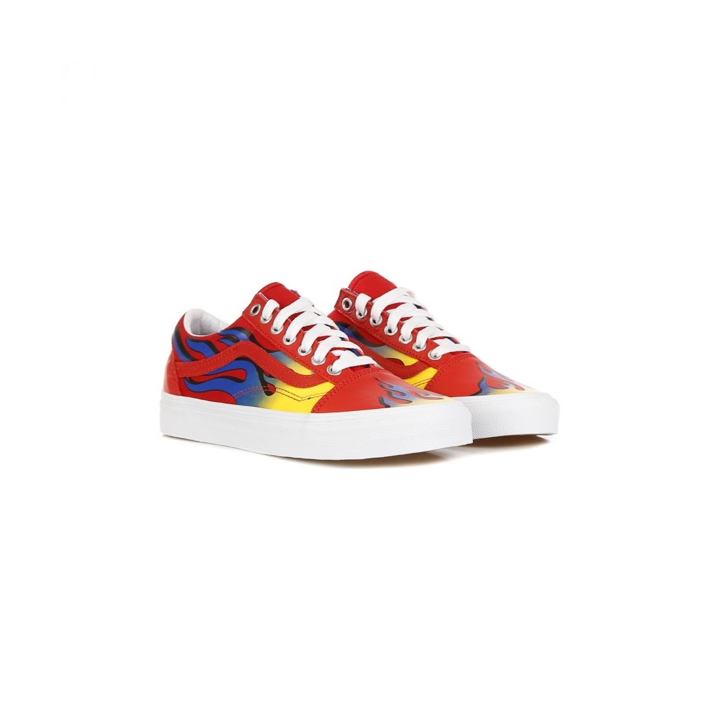 SCARPA BASSA OLD SKOOL RED/TRUE BLUE