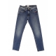 JEANS DAVID COMFORT MID STONE WASH DENIM