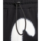 Shorts con stampa del logo nero