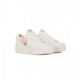 SCARPA BASSA NIZZA PLATFORM W CLOUD WHITE/VIVID RED/GUM M2