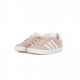 SCARPA BASSA GAZELLE C ICEY PINK/CLOUD WHITE/GOLD METALLIC