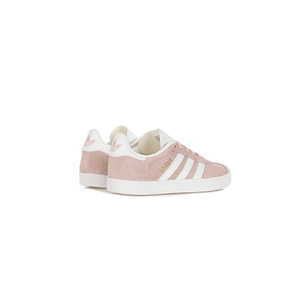 SCARPA BASSA GAZELLE C ICEY PINK/CLOUD WHITE/GOLD METALLIC