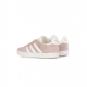 SCARPA BASSA GAZELLE C ICEY PINK/CLOUD WHITE/GOLD METALLIC