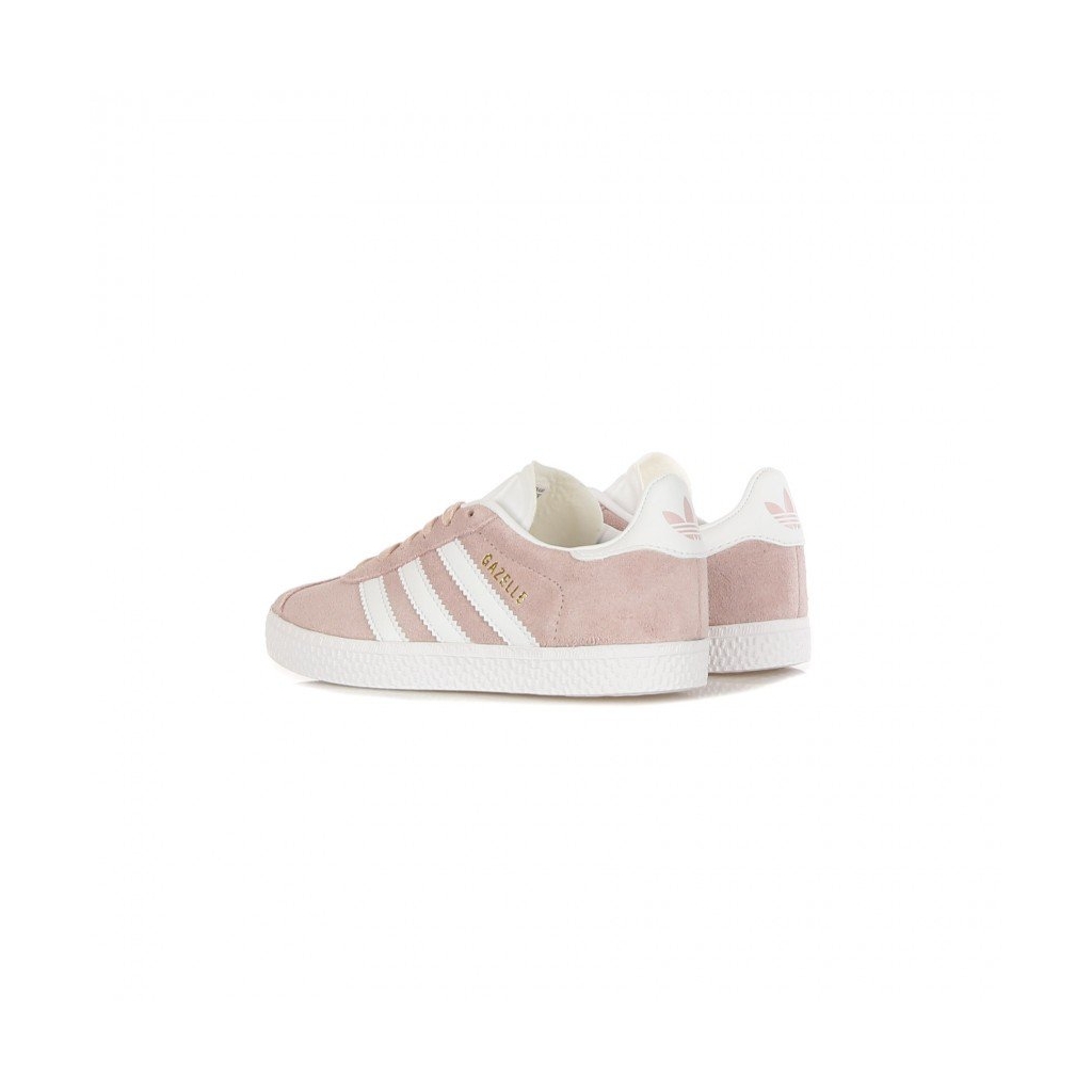 SCARPA BASSA GAZELLE C ICEY PINK/CLOUD WHITE/GOLD METALLIC