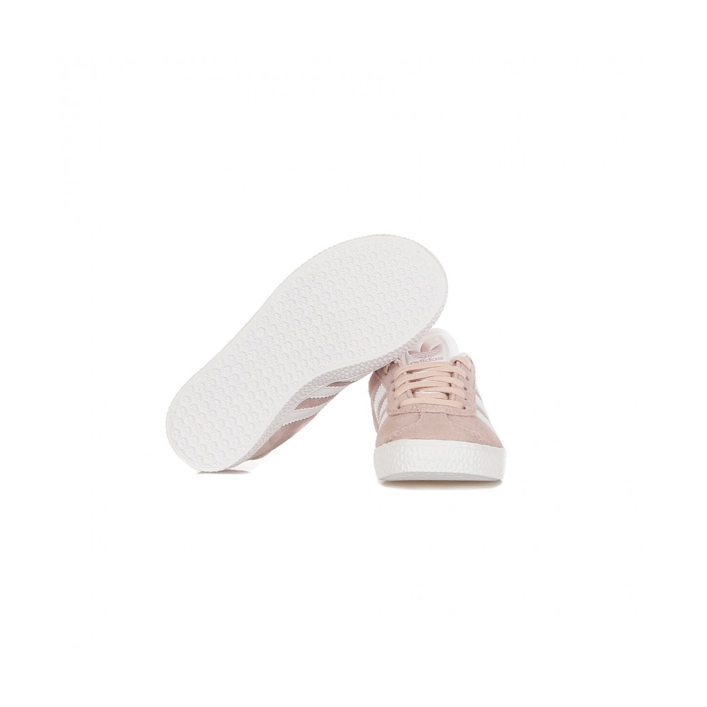 SCARPA BASSA GAZELLE C ICEY PINK/CLOUD WHITE/GOLD METALLIC