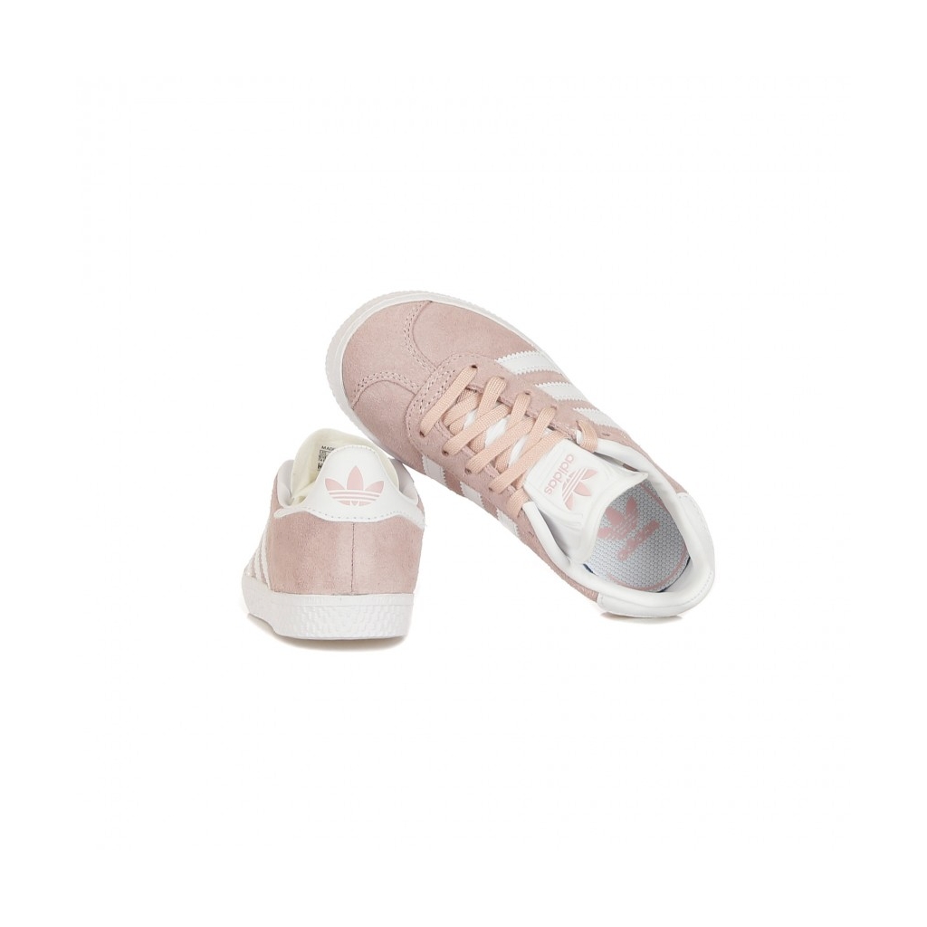 SCARPA BASSA GAZELLE C ICEY PINK/CLOUD WHITE/GOLD METALLIC