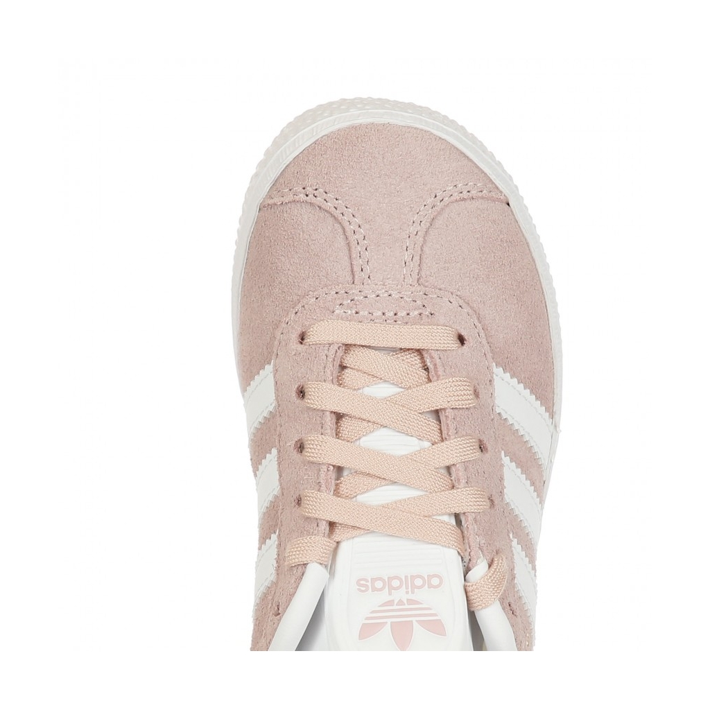 SCARPA BASSA GAZELLE C ICEY PINK/CLOUD WHITE/GOLD METALLIC