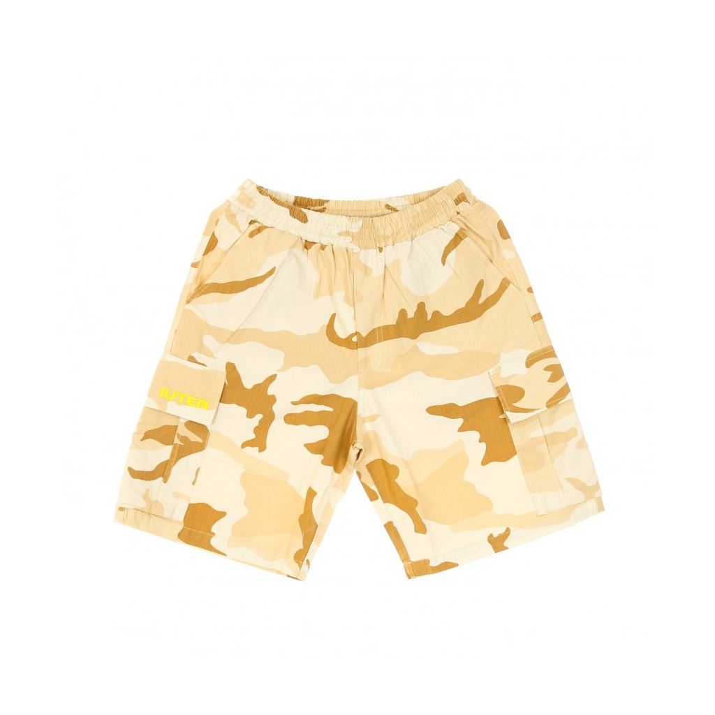 PANTALONE CORTO CARGO CAMO SHORT BEIGE