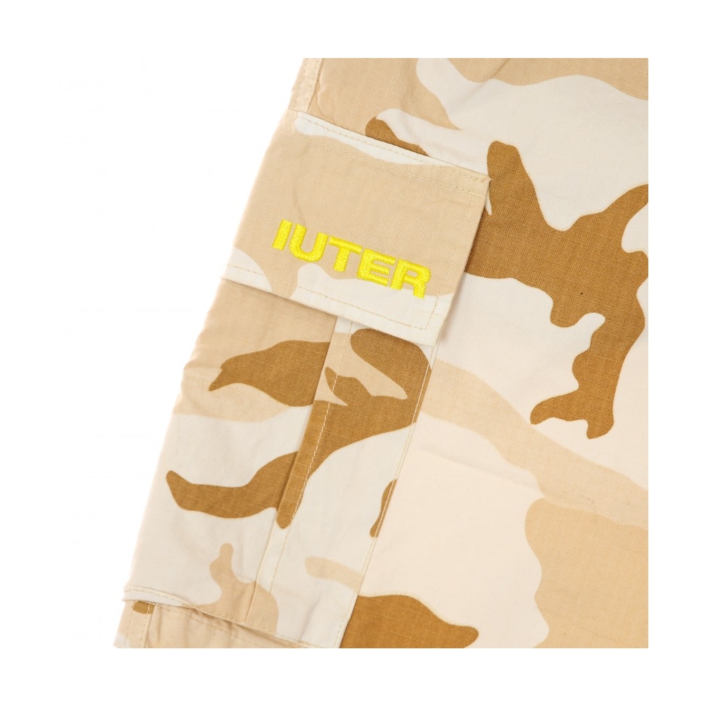 PANTALONE CORTO CARGO CAMO SHORT BEIGE