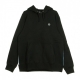 FELPA CAPPUCCIO VIVID P/O FLEECE BLACK