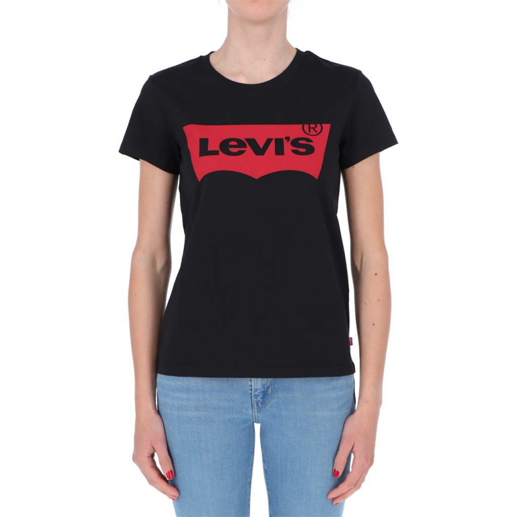T-shirt Levis Donna Batwin Classico 0201 BLACK 