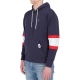 Felpa Tommy Hilfiger Jeans Uomo Hoodie Cappuccio C87 TWILIGHTNAVY