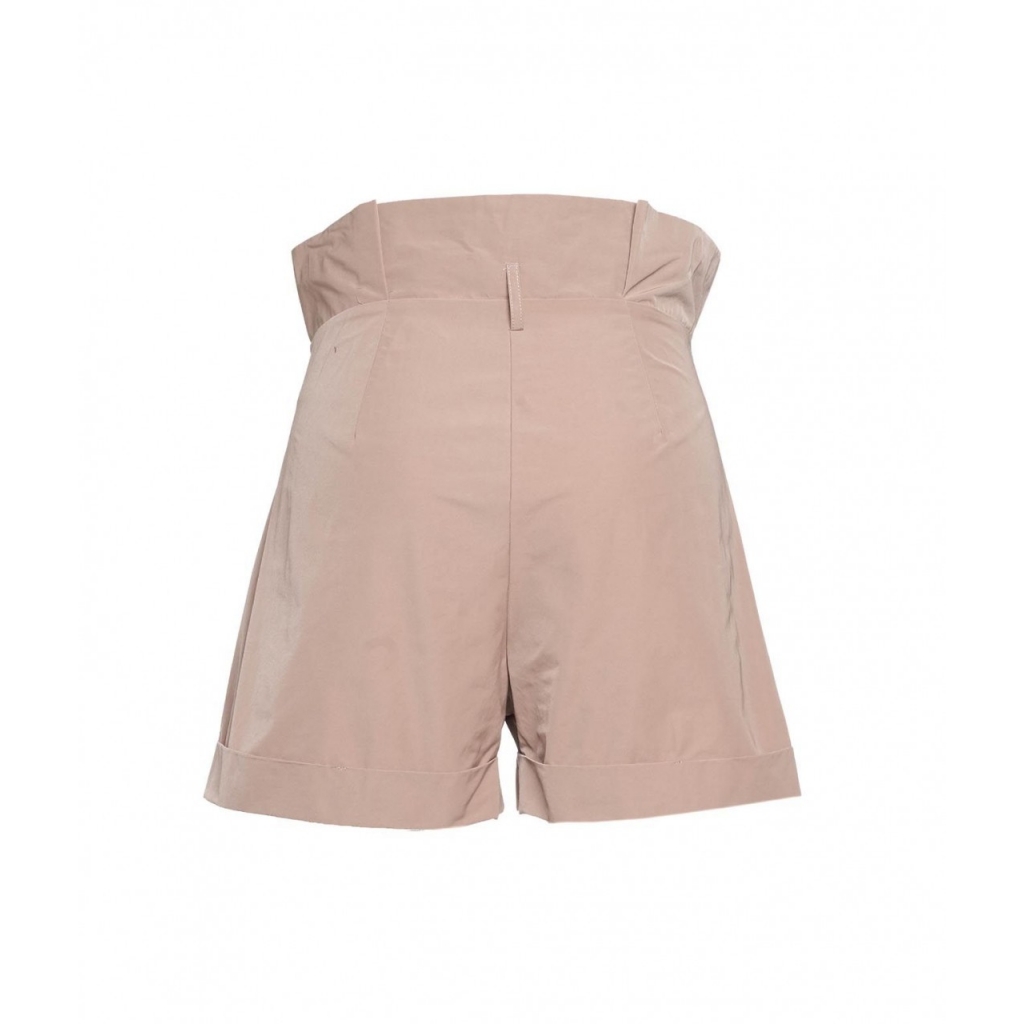 Paperbag shorts beige