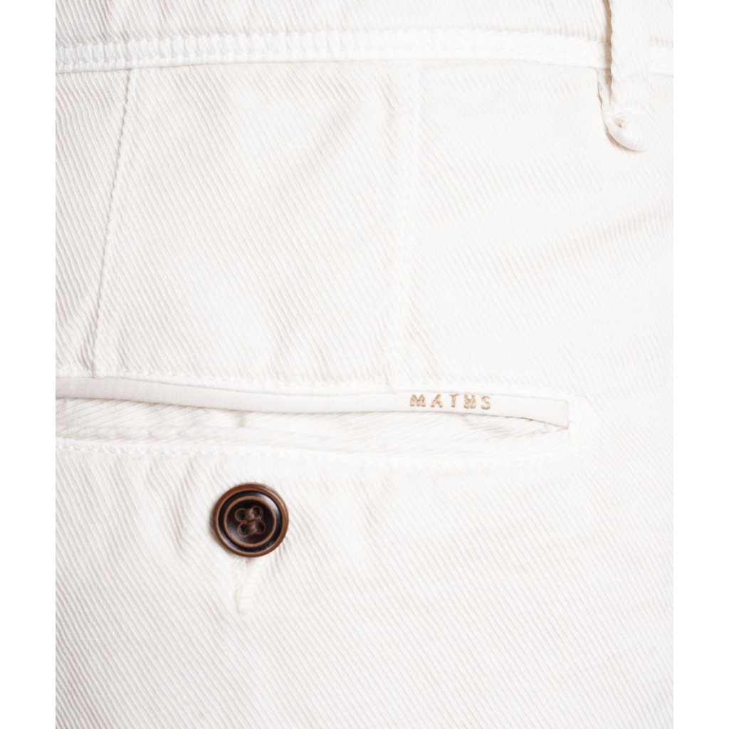 Shorts in misto cotone crema