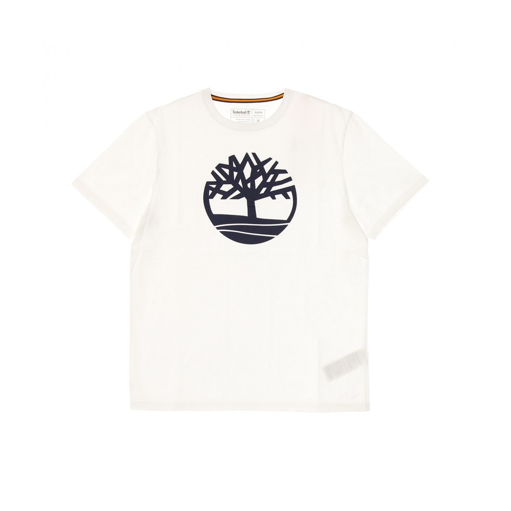 MAGLIETTA K-R BRAND TREE TEE WHITE