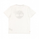 MAGLIETTA K-R BRAND TREE TEE WHITE
