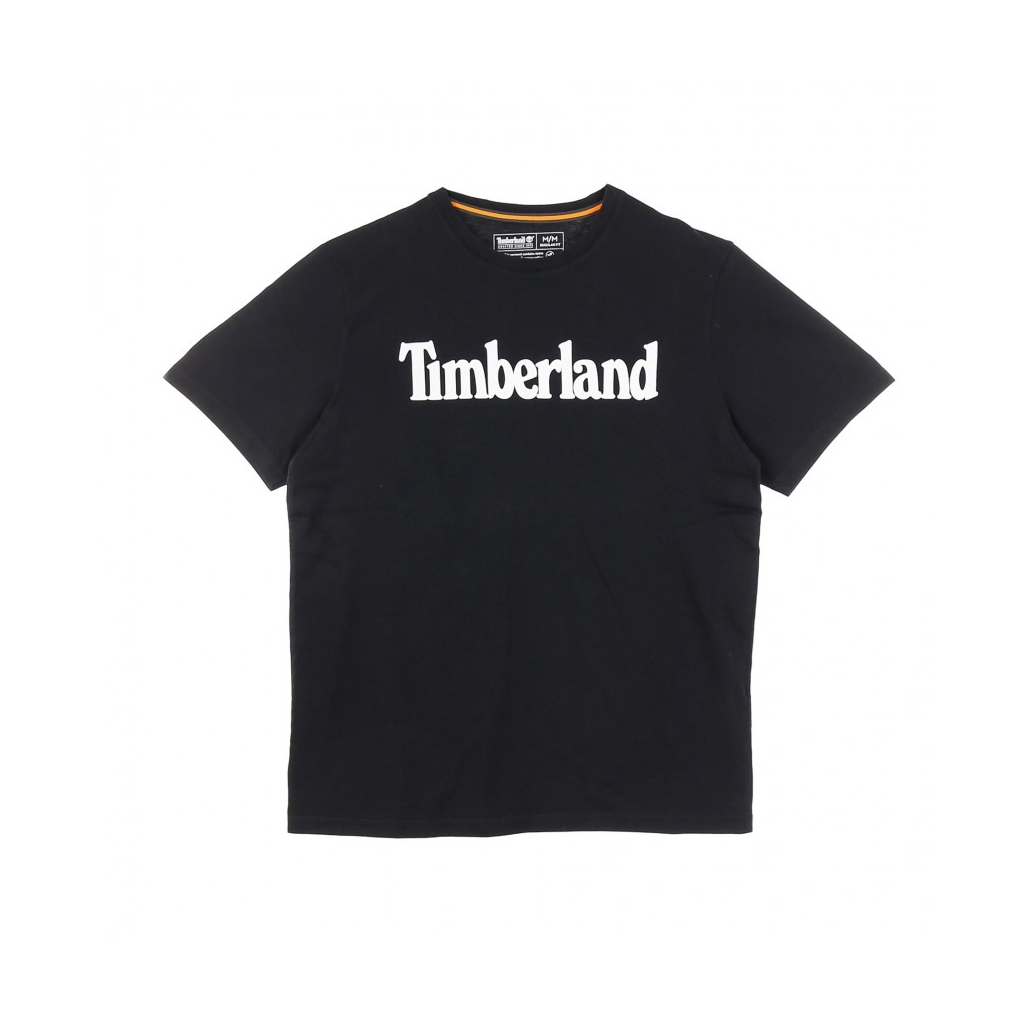 MAGLIETTA K-R BRAND LINEAR TEE BLACK