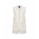 Gilet in boucl Crudo crema