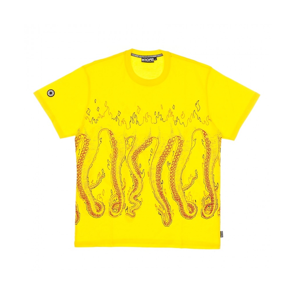 MAGLIETTA MORE FIRE TEE YELLOW