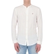 Camicia Tommy Hilfiger Jeans Uomo Mao Lino Blend YBR WHITE