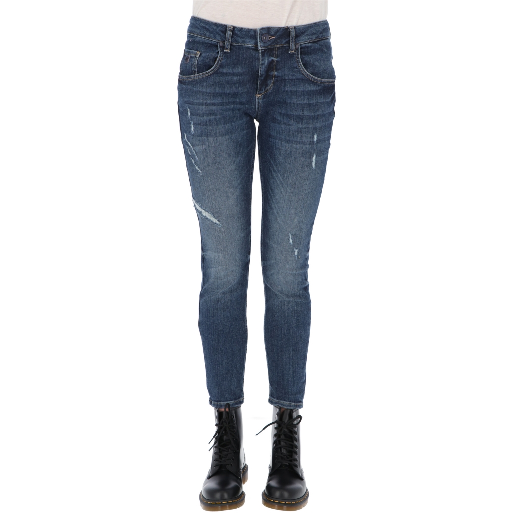 JEANS FLORENCE 7/8 lapis blue wash