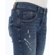 JEANS FLORENCE 7/8 lapis blue wash