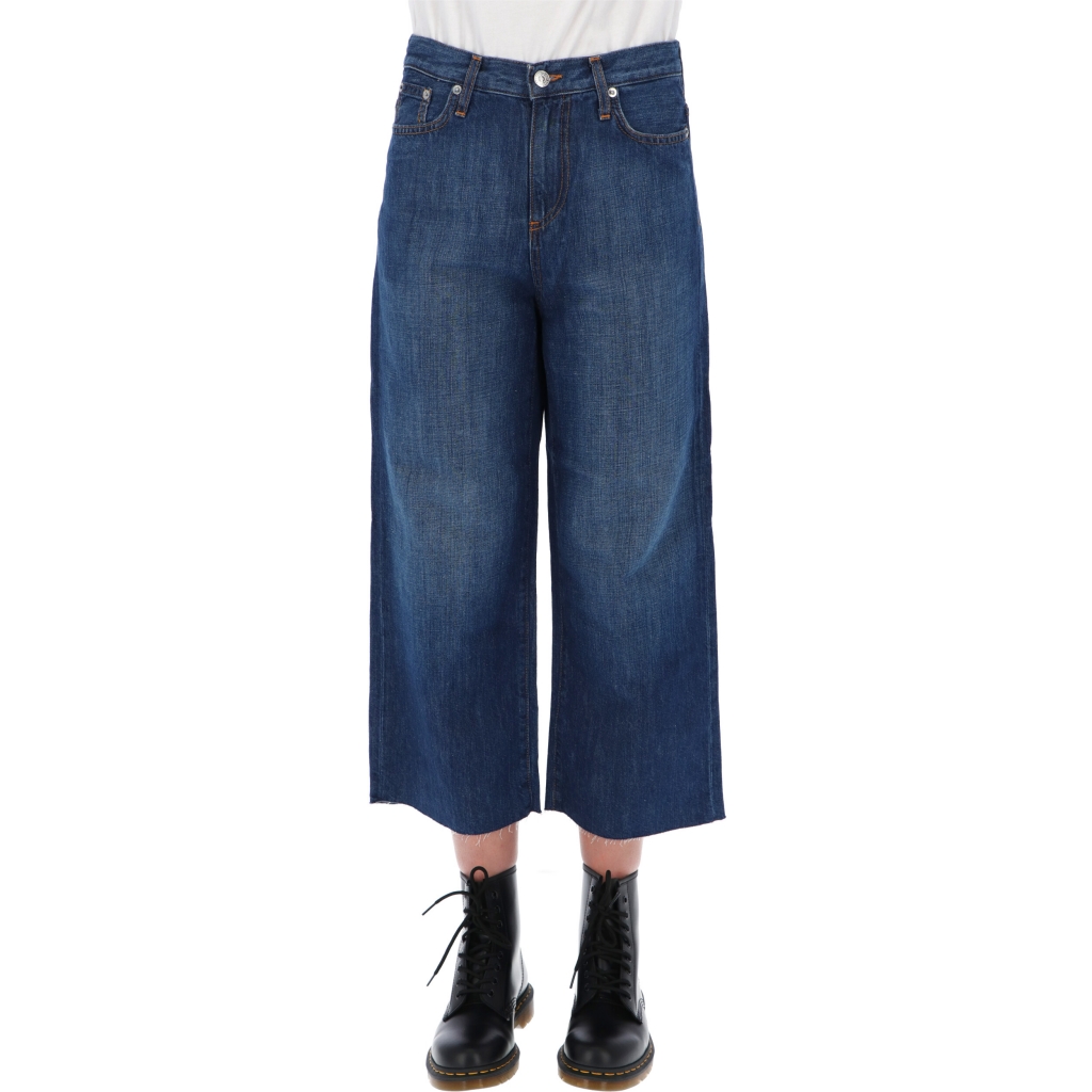 JEANS RITA CROPPED LINO W ROY ROGERS DENIM