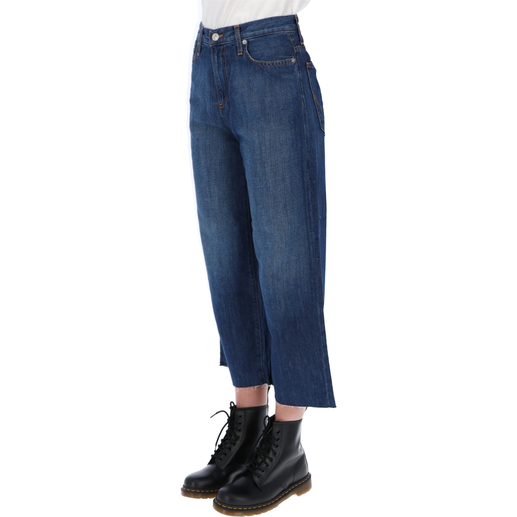 JEANS RITA CROPPED LINO W ROY ROGERS DENIM