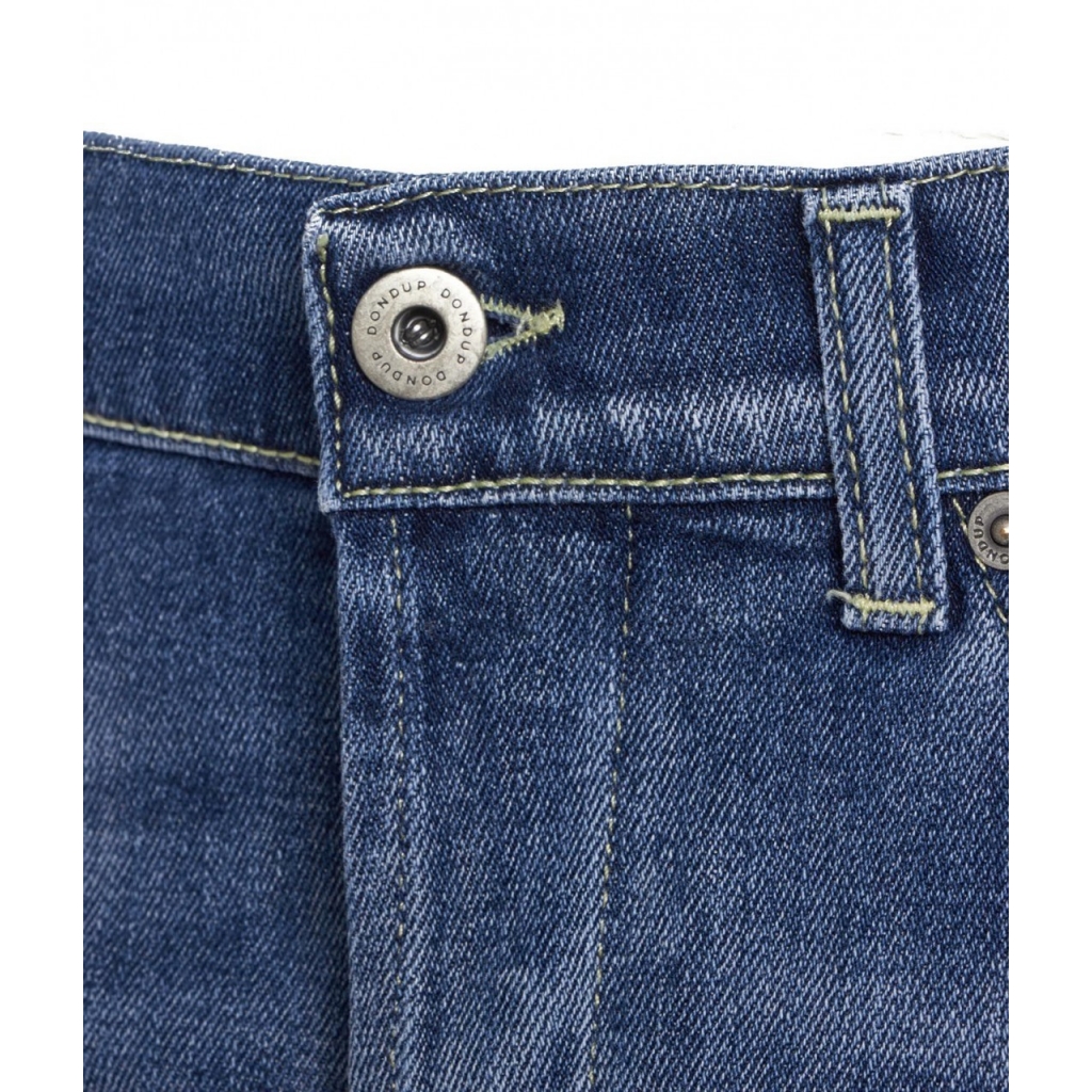 Pantaloni con elementi distrutti blu