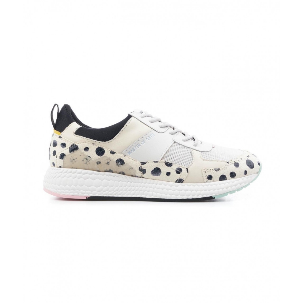 Sneaker a pois crema