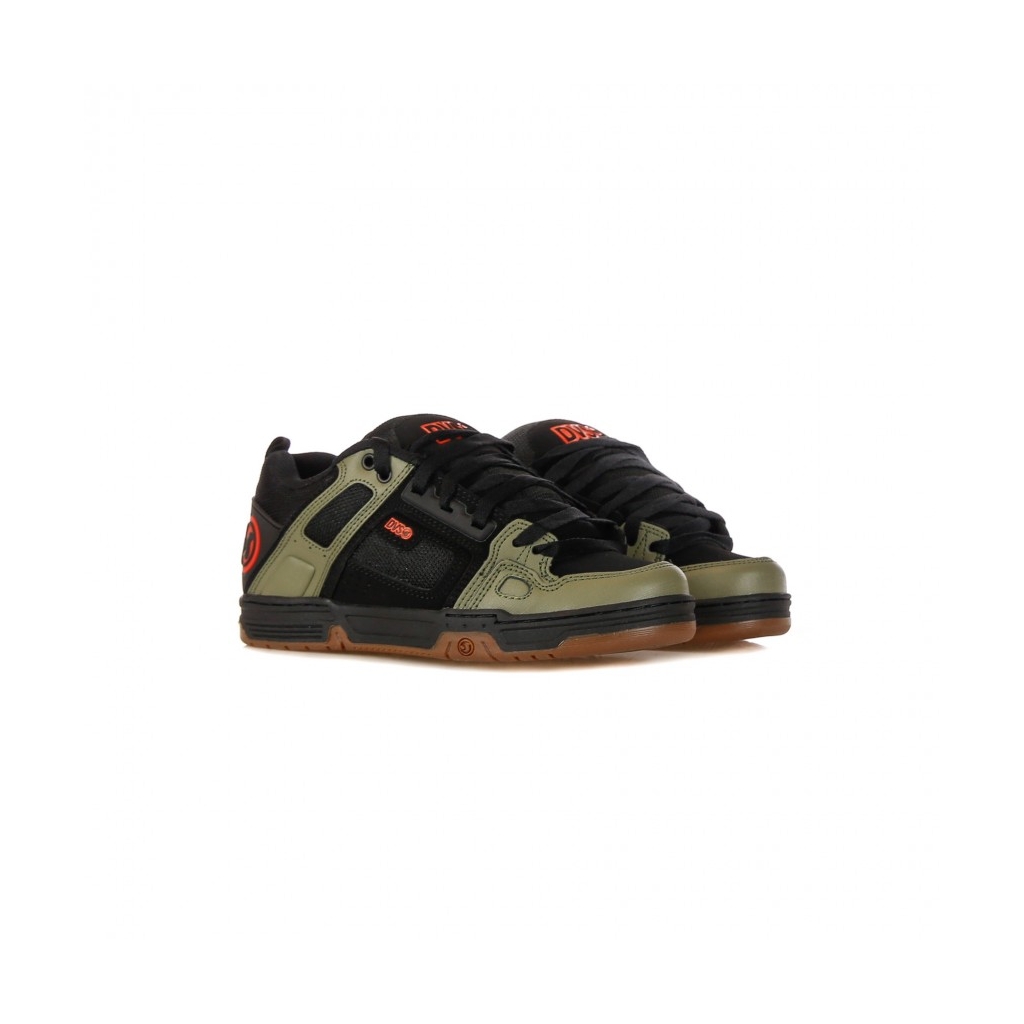 SCARPE SKATE COMANCHE BLACK/OLIVE/ORANGE NUBUCK