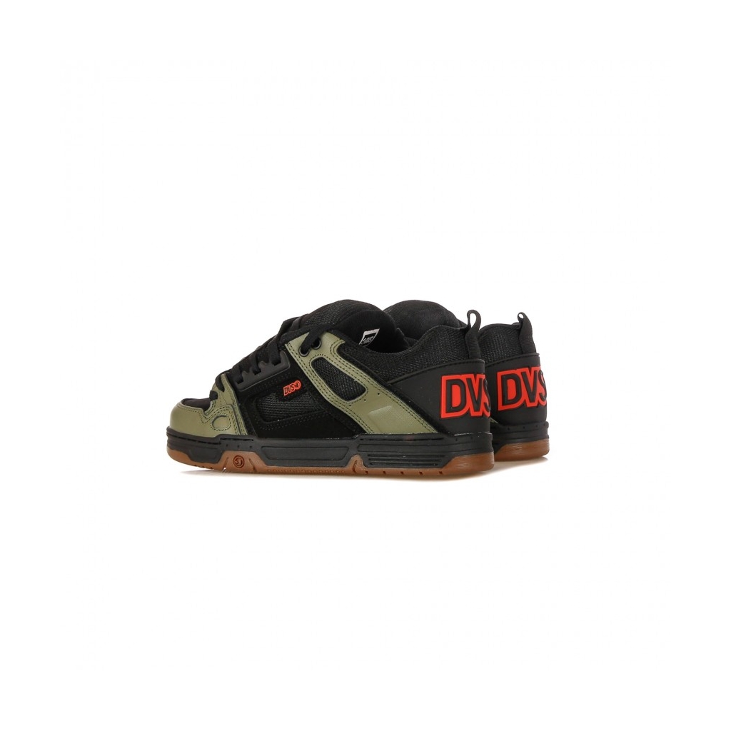 SCARPE SKATE COMANCHE BLACK/OLIVE/ORANGE NUBUCK