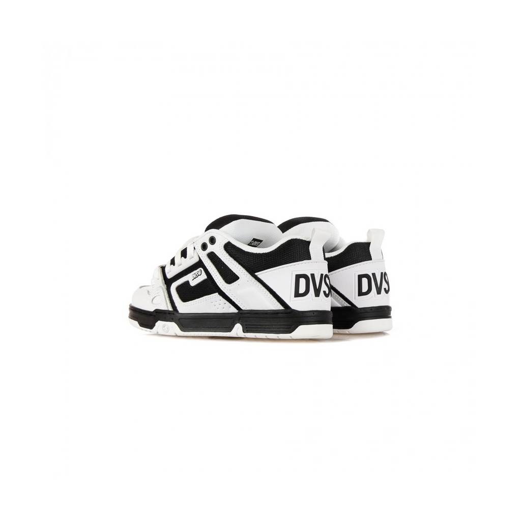 SCARPE SKATE COMANCHE WHITE/BLACK/WHITE LEATHER