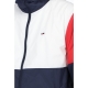 Giacca Tommy Hilfiger Jeans Uomo Colorblock Windbreak YBR WHITE MULTI