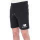 Short New Balance Uomo Cotone Garzato BK BLACK