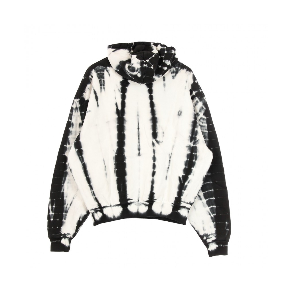 FELPA CAPPUCCIO SIGNATURE KKJ TIE DYE OVERSIZE HOODIE WHITE/BLACK
