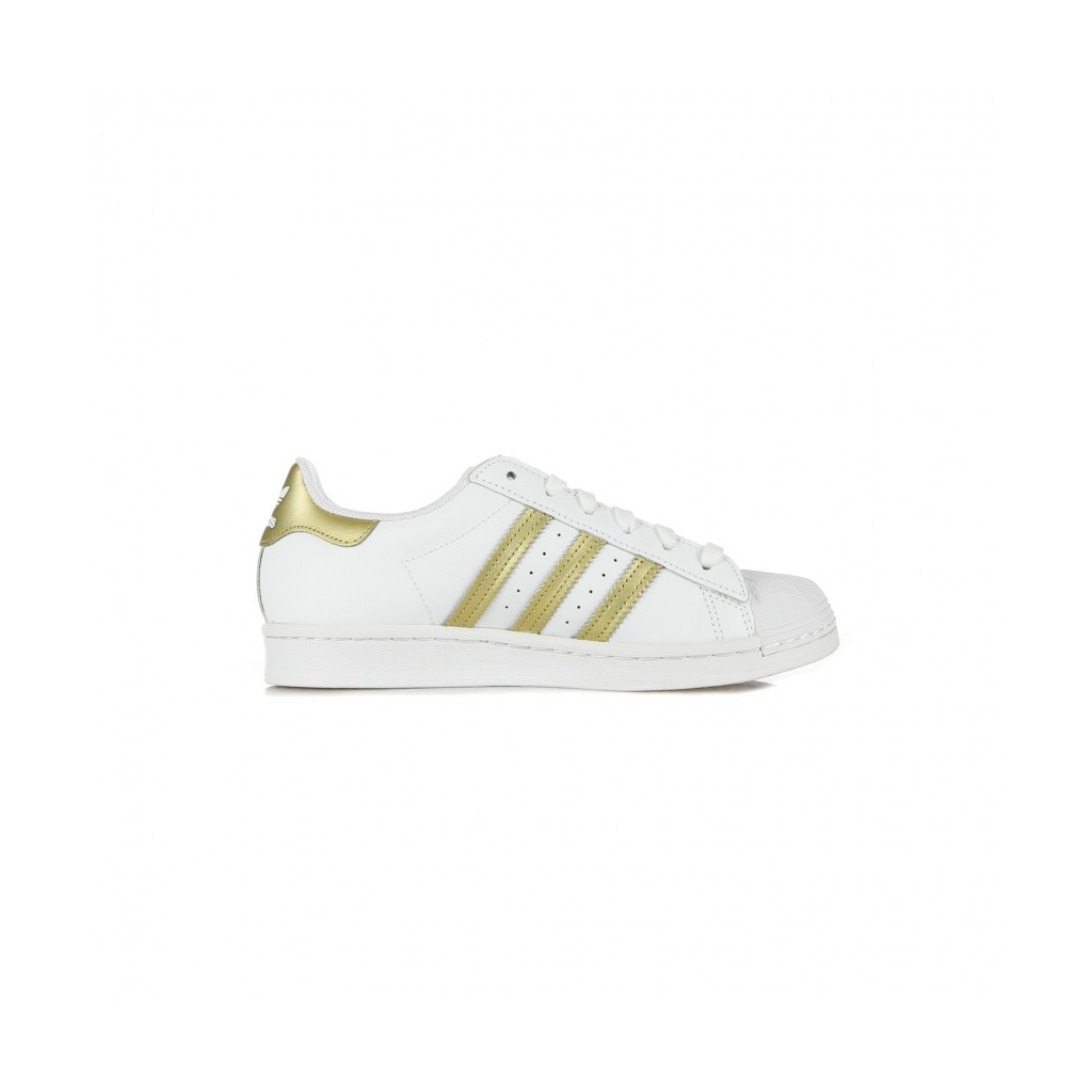 SCARPA BASSA SUPERSTAR W CLOUD WHITE/GOLD METALLIC/CLOUD WHITE